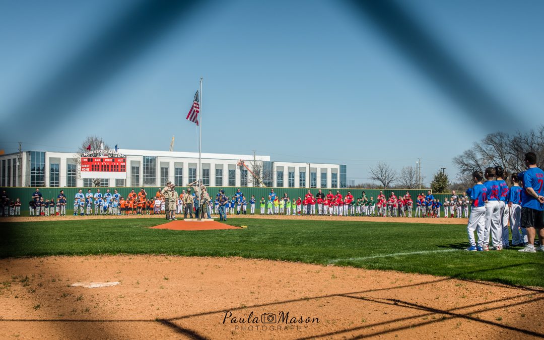 Opening Day Ceremony for My Favorite Texas Ranger and his Teammates