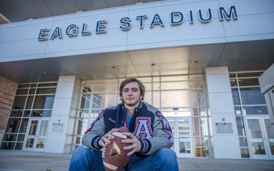 A Senior Photo Shoot with Hunter…What An Exciting Highschool Career