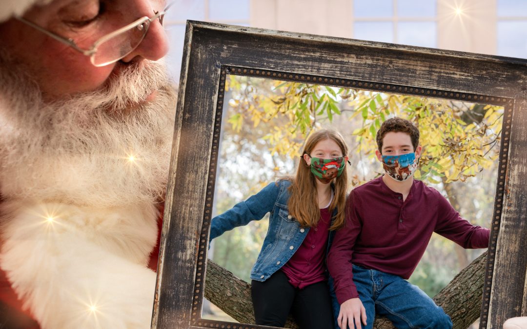 Our “Visit” with Santa this Year Looked a Little Bit Different…